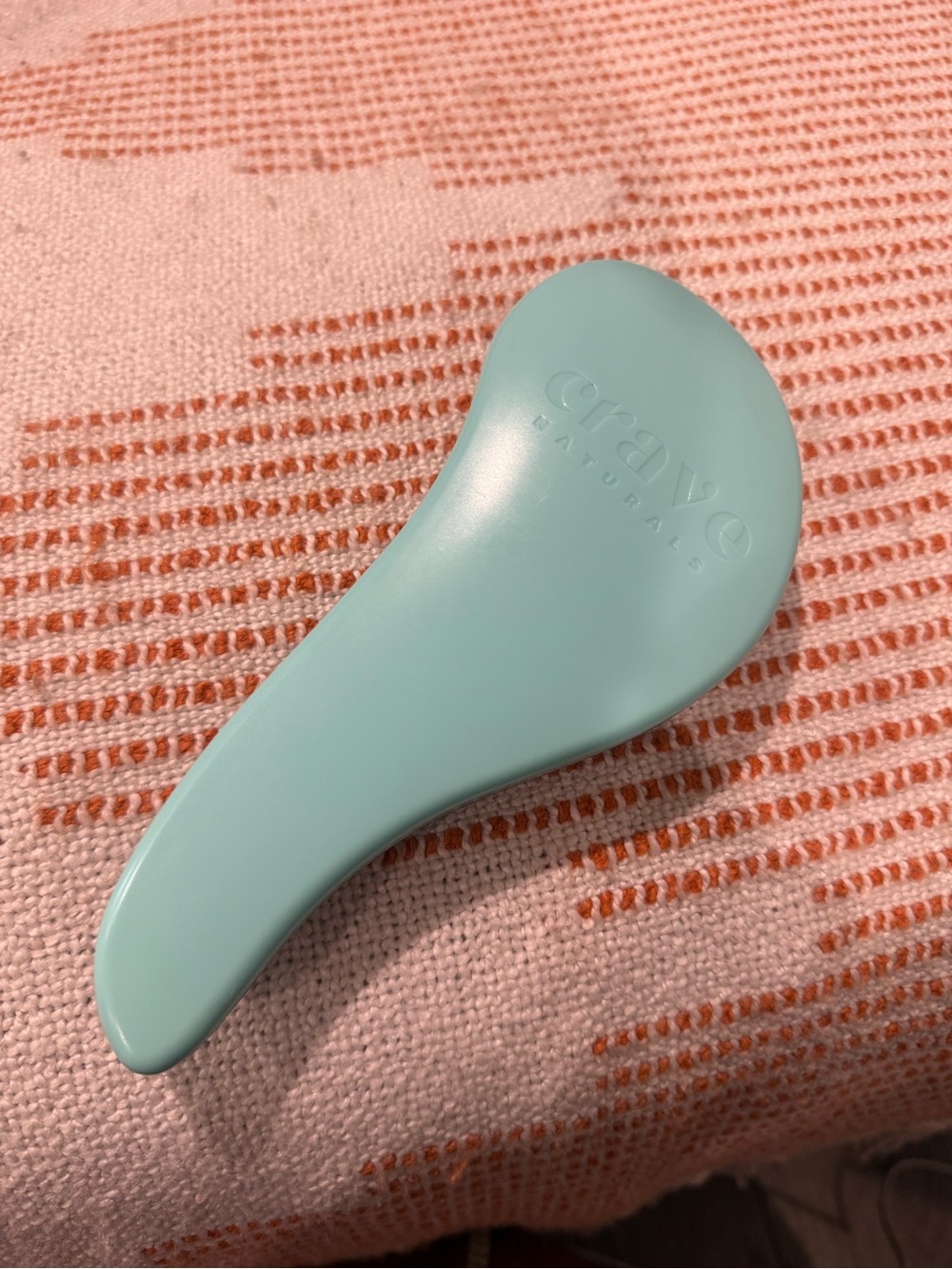 Crave Naturals Detangling Hair Brush Wet Or Dry Mint Green & Navy Blue